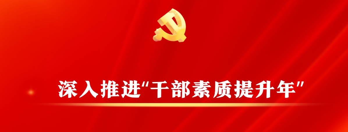 深入推进“干部素质提升年”